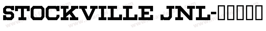 Stockville JNL字体转换